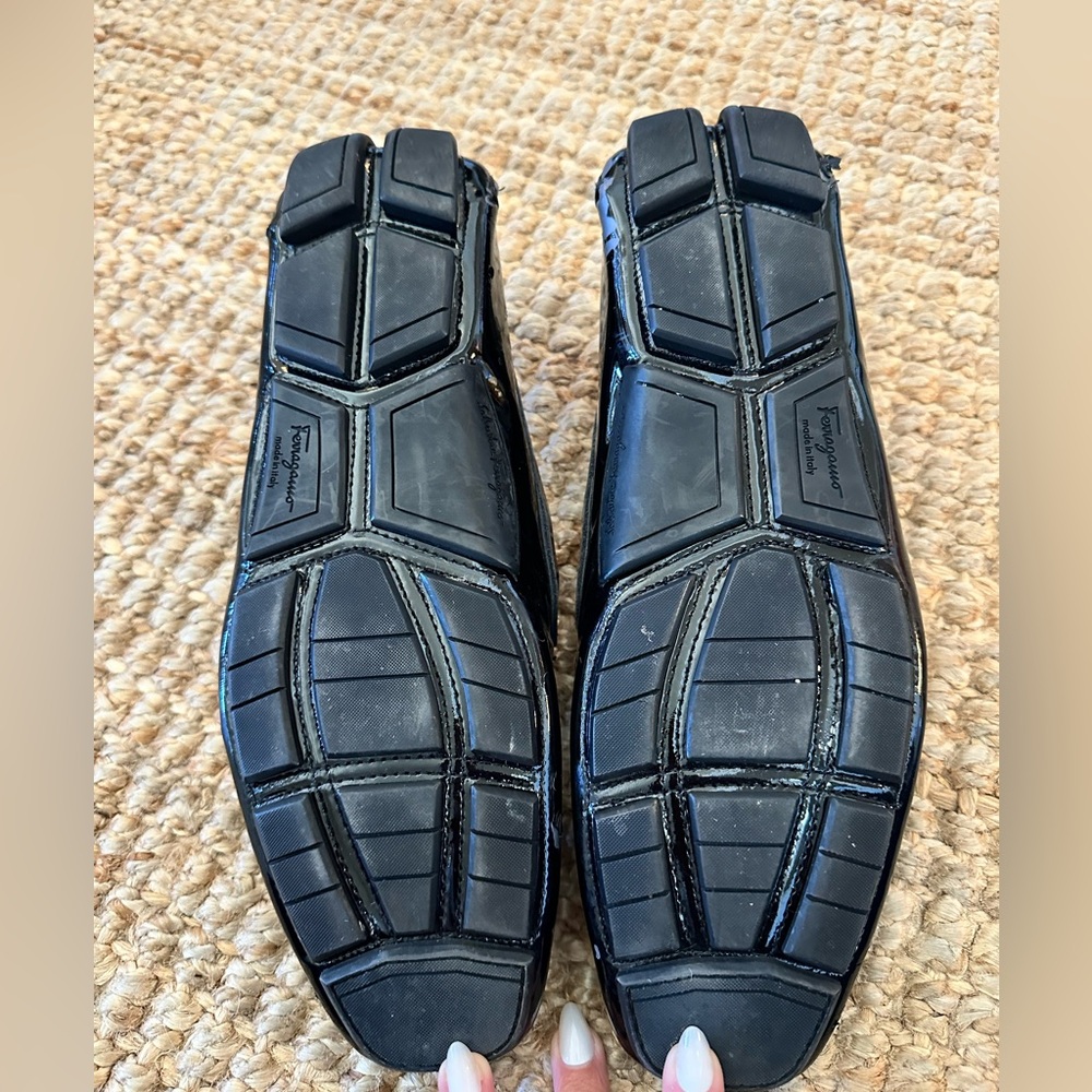 Salvatore FERRAGAMO Patent Leather Loafer Size 10 - Picture 10 of 13